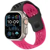 Adecuado para Apple Watch S11/Ultra correa de silicona, correa deportiva de silicona transpirable con corte angulado