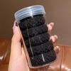 Cuerda para el cabello de alta elasticidad para mujer, elegantes y nuevas anillas para el cabello, cuerda para la cabeza con cola de caballo alta, banda de goma gruesa y duradera, cubierta de cuero