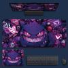 Alfombrilla de ratón Discharge Pikachu Super Grande Geng Geng Fantasma Alfombrilla para teclado de ordenador Alfombrilla de ratón para niños Alfombrilla especial para mesa de juego de e-sports