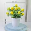 Decoração de combinação de terno de flor artificial desktop modelo de quarto de casamento decoração de quarto planta verde flor falsa foto fotografia adereços