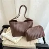 Bolsa tote de alta qualidade, estilo vintage, moderna e casual - Nova coleção 2026, bolsa de ombro versátil e bolsa tipo balde de ombro