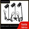 Holofote LED montado na lateral Parede Montada Parede de Exposição Foto Pintura Trilho Longo Haste Suspensa Braço Longo Placa Telescópica Haste de Puxar