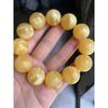 Pulsera de néctar blanco ruso optimizada, pulsera de cera de abejas con flor de demonio blanca y cuentas redondas de un solo círculo para hombres y mujeres