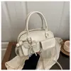Bolso de Mano Cruzado de un Solo Hombro Retro Casual de Moda Tendencia Ins Estilo Coreano Boston de Gran Capacidad para el Trabajo