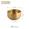 Bol de arroz de acero inoxidable de doble capa 304 estilo coreano con tapa, cuenco doméstico creativo para sopa, niños, cocina coreana, bol de kimchi