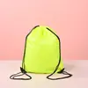 Mochila Saco com Cordão de Poliéster Mochila Esportiva ao Ar Livre Bolsa de Tecido Oxford Cordão Conveniente Basquete Saco de Armazenamento Impermeável