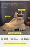 Botas Martin Botas de Motocicleta Retro para Mujer 2026 Nuevo Estilo Europeo y Americano Botas Cortas de Trabajo de Cuero Estilo Británico Botas Versátiles para Mujer