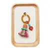 Nuevo Estilo Año del Caballo Estilo Chino Tíbet Borla Colgante Pequeño Cadena para Teléfono Encanto para Bolso DIY Brocado Song Accesorio Decorativo Pequeño