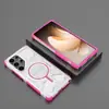 Adecuado para Samsung S25Ultra J-16 Funda Protectora Magnética Transparente Anticaídas Samsung S25 Funda para Teléfono Móvil Magnética de Gama Alta
