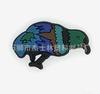 Novos acessórios para sapatos com buracos, fivela de sapato em PVC com flor, animal de desenho animado fofo, pássaro, papagaio, peças decorativas DIY, fivela de sapato em flor