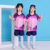 Uniforme de Fútbol para Niños Clase A Seda de Hielo Manga Corta Conjunto de Chándal Traje de Equipo de Competición Transpirable Secado Rápido Camiseta Ropa Deportiva de Moda