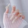Taladro de Uñas Forma Ovalada de Huevo Huevo de Paloma Super Brillante K9 Vidrio Brillante Cristal Transparente Forma Puntiaguda Joyería para Uñas