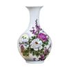 Jingdezhen, pequeño jarrón de cerámica, adornos florales para sala de estar, moderno y sencillo, decoraciones de flores secas para el hogar, botella de porcelana