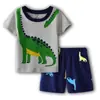 Ropa de Casa de Manga Corta con Dibujos de Coches para Niños Ropa Infantil Primavera Verano Traje de Verano Ropa para Aire Acondicionado Pijama K208