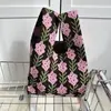 Cartão de Presente para o Dia do Professor, Flores, Bolsa de Tricô, Bolsa de Pulso, Bolsa de Mão, Bolsa de Tricô Feminina, Bolsa Colete