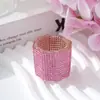 Copo de Cristal Popular Cravejado com Diamantes Sem Tampa, Copo de Cristal para Mistura, Ferramenta Transparente Espessa para Nail Art