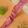 Venta directa de fábrica de 2,0 cm de encaje elástico de un solo hongo hecho a mano, encaje decorativo para ropa, falda, encaje elástico