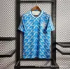 Versão Tailandesa Retrô de Uniformes de Futebol para Seleções Brasil França Argentina Portugal Camisas de Manga Curta Impressão de Números no Atacado