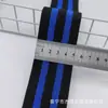 Em estoque 4cm5cm de largura dourado cebola prata cebola listrado elástico branco ouro e prata fio cintura cabeça camurça fita de tecelagem fabricantes
