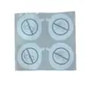 Etiqueta de Orelha Oval Autoadesiva Óculos de Natação Película de Impressão para Lentes de Óculos Filme Protetor para Animais de Estimação Papel Sintético À Prova de Poeira Alta Viscosidade