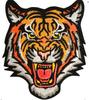 Fabricante de Emblemas de Tecido Bordados de Tigre, Emblemas Bordados Personalizados com Logo de Computador, Fábrica Feita Sob Medida