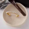 Pulsera de Acero de Titanio Resina Perla Jieding No se Desvanece Joyería de Mano Pulsera Abierta Transfronteriza Joyería de Acero Inoxidable para Mujer Gama Alta