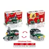 Serie navideña transfronteriza bloques de construcción juguetes educativos partículas pequeñas ensamblaje DIY Santa Claus alce ensamblando adornos