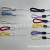 Cordón corto para teléfono, cordón trenzado corto para dedo, cordón con silbato mini para dedo, cordón de accesorio portátil