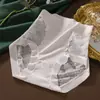 Ropa Interior Fina Transpirable Nueva para Mujer de Encaje de Cintura Alta que Aprieta el Vientre y Levanta los Glúteos Sexy Pura Deseo Calzoncillos Triángulo