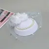 Sombrero Negro de Malla Pequeño Estilo Retro Francés Tocado Pinza para el Cabello Accesorio para el Cabello Foto de Cumpleaños Mujer República de China Velos de Heredera Sombrero