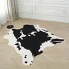Tapete Transfronteiriço Temu Imitação de Couro de Vaca Moderno Minimalista Sala de Estar Casa Almofada de Sofá Resistente a Manchas Fácil de Cuidar Imitação de Caxemira Tapete de Chão