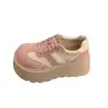 Zapatos de Plataforma con Suela Gruesa Estilo Papá para Mujer 2026 Nuevos de Primavera y Otoño para Aumentar la Altura Zapatos de Entrenamiento Alemanes Zapatillas Casuales Versátiles