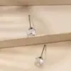 Novos brincos coloridos de strass ultra-fada, deslumbrantemente bonitos e sofisticados, brincos de aço titânio com zircônia brilhante, joias femininas por atacado