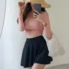 Bikini de falda larga de manga larga conservador estilo Ins Dongdaemun Corea del Sur 2024 de cintura alta para cubrir la figura para mujer
