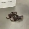 Sandalias de verano Chuyuji para mujer, estilo coreano, planas, destalonadas, transpirables, casuales, para exteriores, con tiras, a la moda y frescas