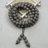 [Caja de Regalo Especial Clásica] Set de Pulsera y Collar con Cuentas de Fragancia Natural Hechas a Mano, Cinco Elementos, Pulsera Herbal Blanca