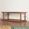 Prateleira Antiga de Mesa Mesa de Chá Prateleira de Armazenamento Novo Estilo Chinês Suporte Pequeno para Xícara de Chá Exibição de Bule Organização de Conjunto de Chá Rack de Armazenamento