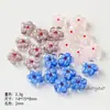 Cuentas de vidrio soplado de flor de durazno de 14 mm estilo ins, materiales para joyería hecha a mano DIY para aretes, collares y pulseras