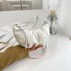 Moda Primavera y Otoño Bolso de Axila 2025 Nuevo Bolso de Vaca PU Versátil Bolso Explosivo Dumpling Bolso de Hombro Cruzado de Alta Gama