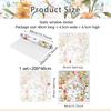 XC3027 Pegatina de Ventana de Vidrio con Flores Pequeñas de Colores Adhesivo Estático Colorido para Ventana con Luz Solar Decoración del Hogar Pegatina de Pared Se Puede Cortar