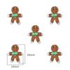 Boneco de Neve Papai Noel Árvore de Natal Homem de Gengibre Contas de Vidro Esmaltado Material para Contas DIY Acessórios para Colares Feitos à Mão