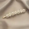 Novos grampos de cabelo de pérola para primavera e verão para mulheres, modernos e versáteis, alto valor estético, adequados para franja da testa e lateral, acessório de cabelo tipo BB clip