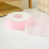 Fio fluorescente de pérola transfronteiriço 2,5cm 20 jardas fio de neve com cabeça de laço Headwear DIY bolo de casamento embalagem de presente