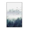 Explosões Transfronteiriças da Amazon Pintura em Tela Floresta Nebulosa Pássaro Pintura Tripla Pintura Decorativa para Sala de Estar Estilo Nórdico Núcleo Sem Moldura
