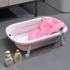 Ventas Directas de Fábrica Nueva Actualización con Pantalla Digital Sensora de Temperatura Bañera Plegable para Niños Bañera para Bebés Bañera Plegable Antideslizante