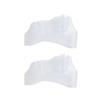 Separador de Dedos del Pie de Silicona de Tres Agujeros Chanclas Sandalias Clip para Chanclas Separador de Dedos del Pie Pulgar Hacia Afuera Superposición Corrección de Dedos del Pie