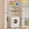 Estante para lavadora, instalación sin taladro, estante para baño y tocador doméstico, almacenamiento para inodoro, soporte para envío transfronterizo