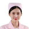 Gorro quirúrgico de enfermera de hospital cola de golondrina para dama sombrero rosa logo personalizado clínica salón de belleza gorra de trabajo de prácticas