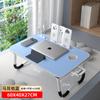 Mesa Pequeña para Cama, Escritorio para Dormitorio de Estudiantes, Escritorio Plegable para Perezosos de Dormitorio, Mesa para Ventana Saliente, Escritorio Giratorio Pequeño de Madera Maciza para Computadora