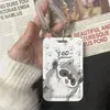 Funda para tarjeta de corazón de niña mapache estudiante de campus tarjeta de comida control de acceso a autobús insignia certificado cordón largo soporte protector